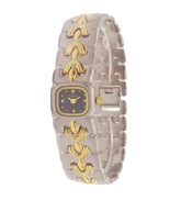 Elegance in Time, Gold- & Silver-Plated Square Ladies Watch W1501LCB010C