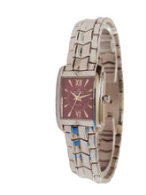 Elegance in Time, Rose-Plated Square Ladies Watch A7052LST010Q