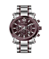 Men's Quartz Analogue Stainless-Steel Bracelet Chronograph Watch