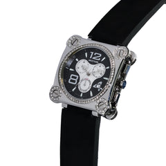 Men's Quartz Analogue Chronograph Strap Watch