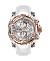 Western Men's Chronograph Watch – Genuine Leather Strap, Butterfly Clasp, 5 ATM Water Resistant | Premium Analog Wristwatch for Men