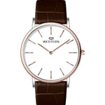 Men's Analog Leather Casual Watch