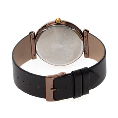 Men's Quartz Analogue Multifunction Leather Strap Watch
