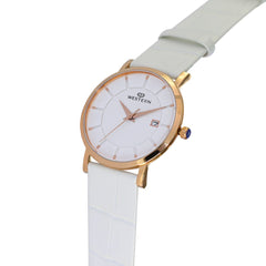 Men's Quartz Analogue Leather Strap Casual Watch