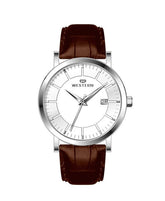 Men's Quartz Analogue Leather Strap Casual Watch