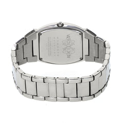 Luxury Women’s Stainless Steel Bracelet Watch with Stones and Black Dial – Elegant Timepieces for Sophisticated Style