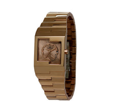 Men's Quartz Analogue Rose Plated Bracelet Watch