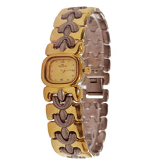 Elegance in Time, Gold- & Silver-Plated Square Ladies Watch W1501LC010CBA