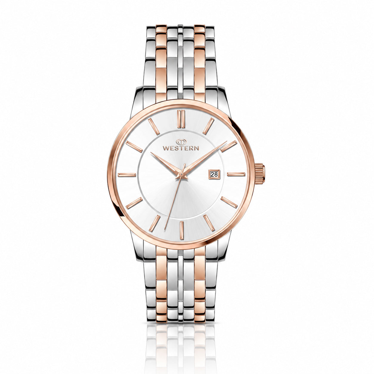 Men’s Elegant Bracelet Watch with Date Display