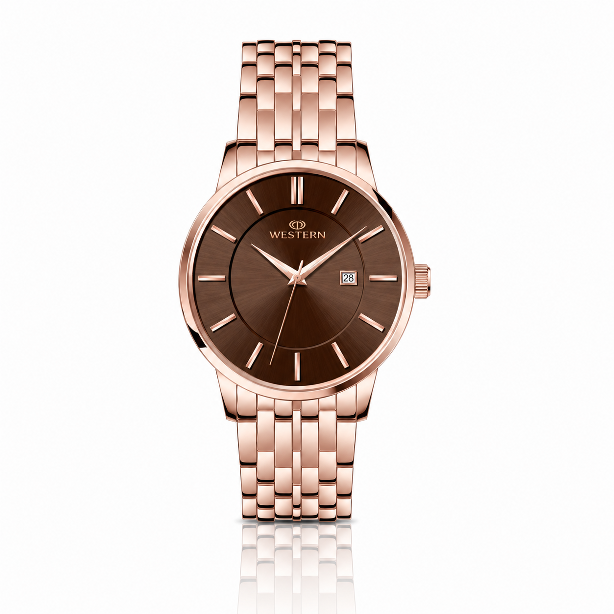 Men’s Elegant Bracelet Watch with Date Display