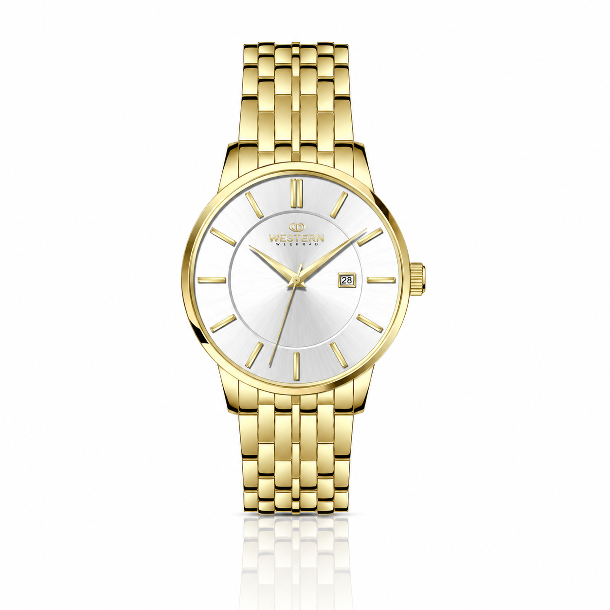 Men’s Elegant Bracelet Watch with Date Display