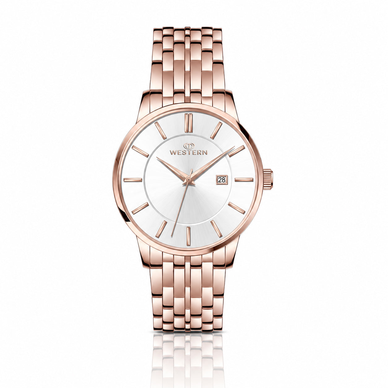 Men’s Elegant Bracelet Watch with Date Display