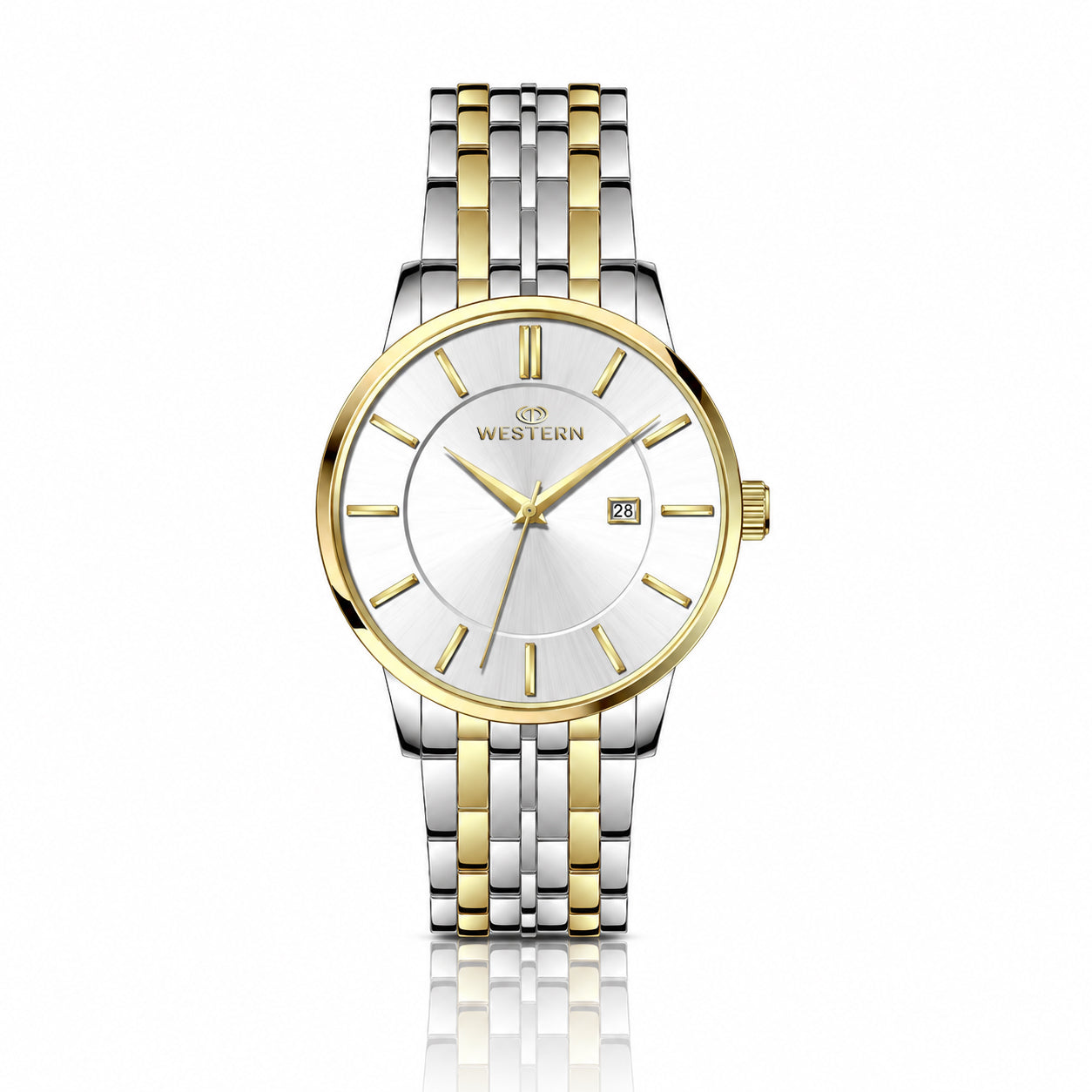 Men’s Elegant Bracelet Watch with Date Display