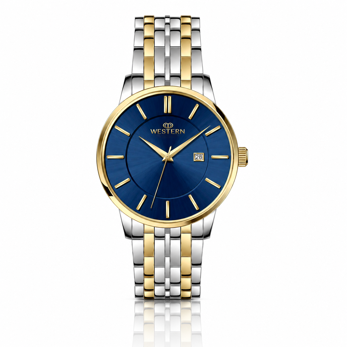 Men’s Elegant Bracelet Watch with Date Display