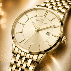 Men’s Elegant Bracelet Watch with Date Display