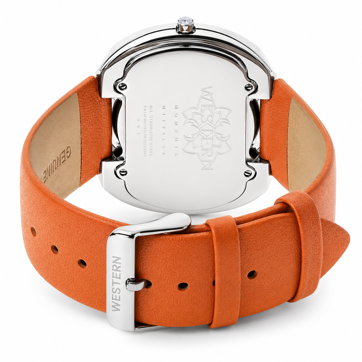 Elegant Women’s Quartz Analogue Watch with Genuine Leather Strap