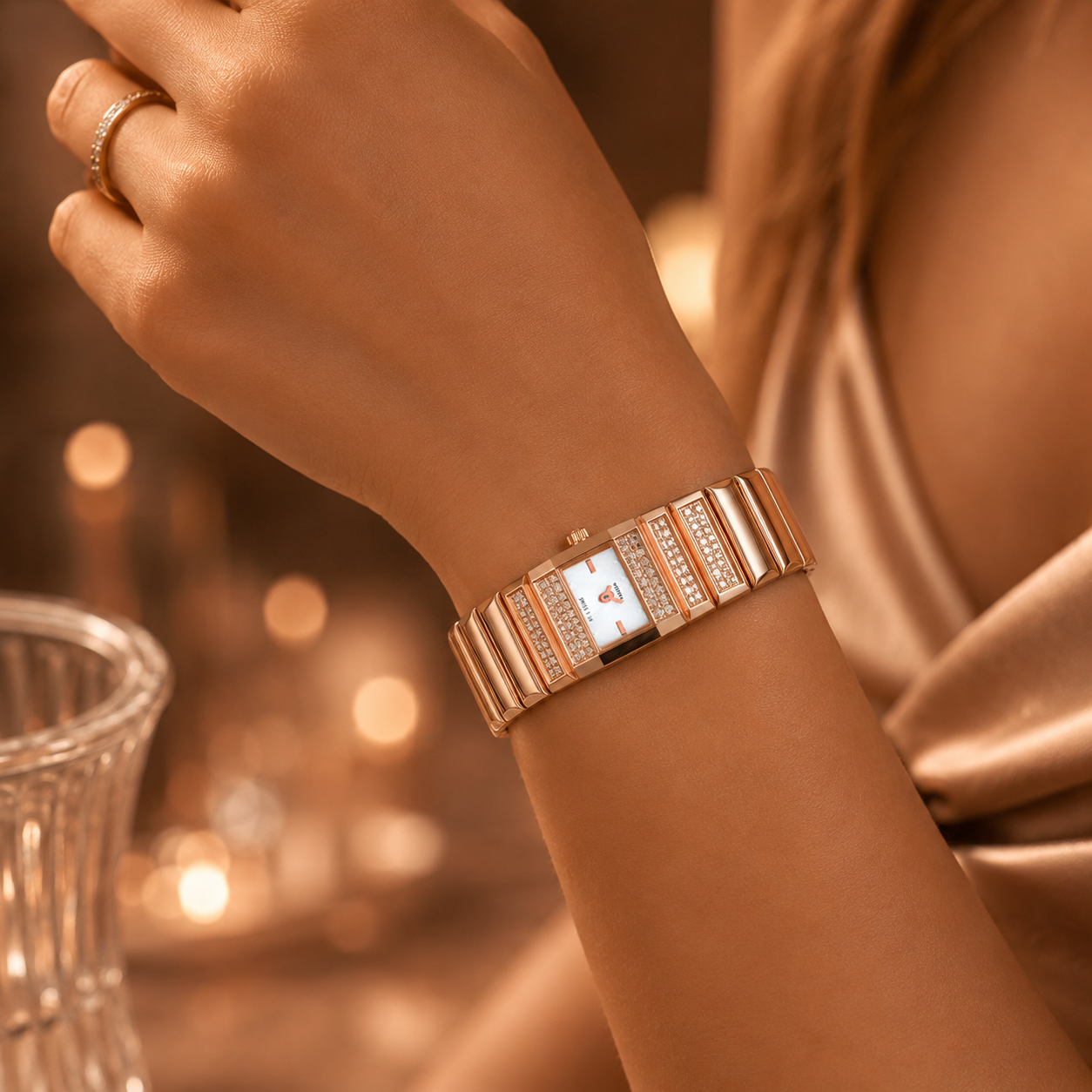 Quartz Analogue Stainless Steel Bracelet Ladies Watch