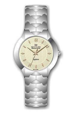 Elegant Band ladies Watches with Sapphire Crystal Glass