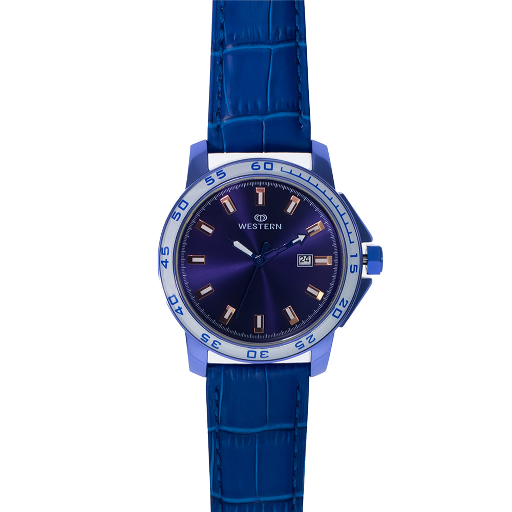 Gents Leather strap  watch