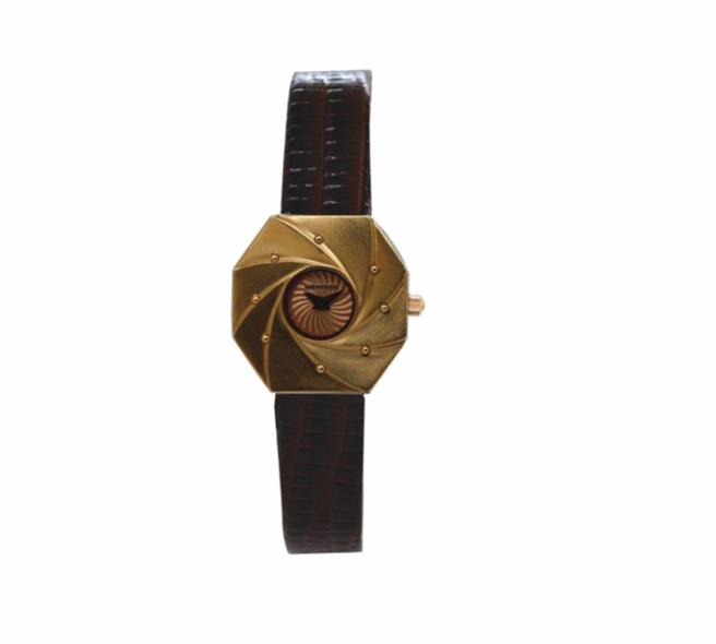 Elegant Quartz Analogue Ladies Watch with Leather Strap