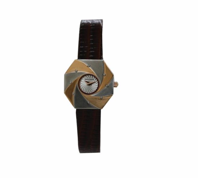 Elegant Quartz Analogue Ladies Watch with Leather Strap