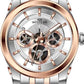 Men's Quartz Analogue Stainless-Steel Bracelet Multifunction Watch