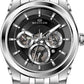 Men's Quartz Analogue Stainless-Steel Bracelet Multifunction Watch