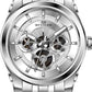 Men's Quartz Analogue Stainless-Steel Bracelet Multifunction Watch