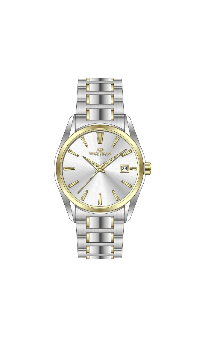 Western Ladies Bracelet Watch with Date Display | Elegant Women's Watch UAE