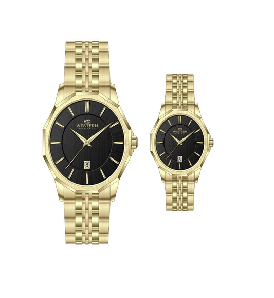 Matching Analog Wrist Watches for Couple