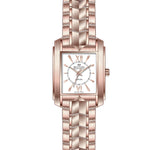 Elegance in Time, Rose-Plated Square Ladies Watch A7052LPP010A