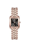 Elegance in Time, Rose-Plated Square Ladies Watch A7052LPP010C