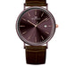 Men's Quartz Analogue Leather Strap Casual Watch W7188GGP010F