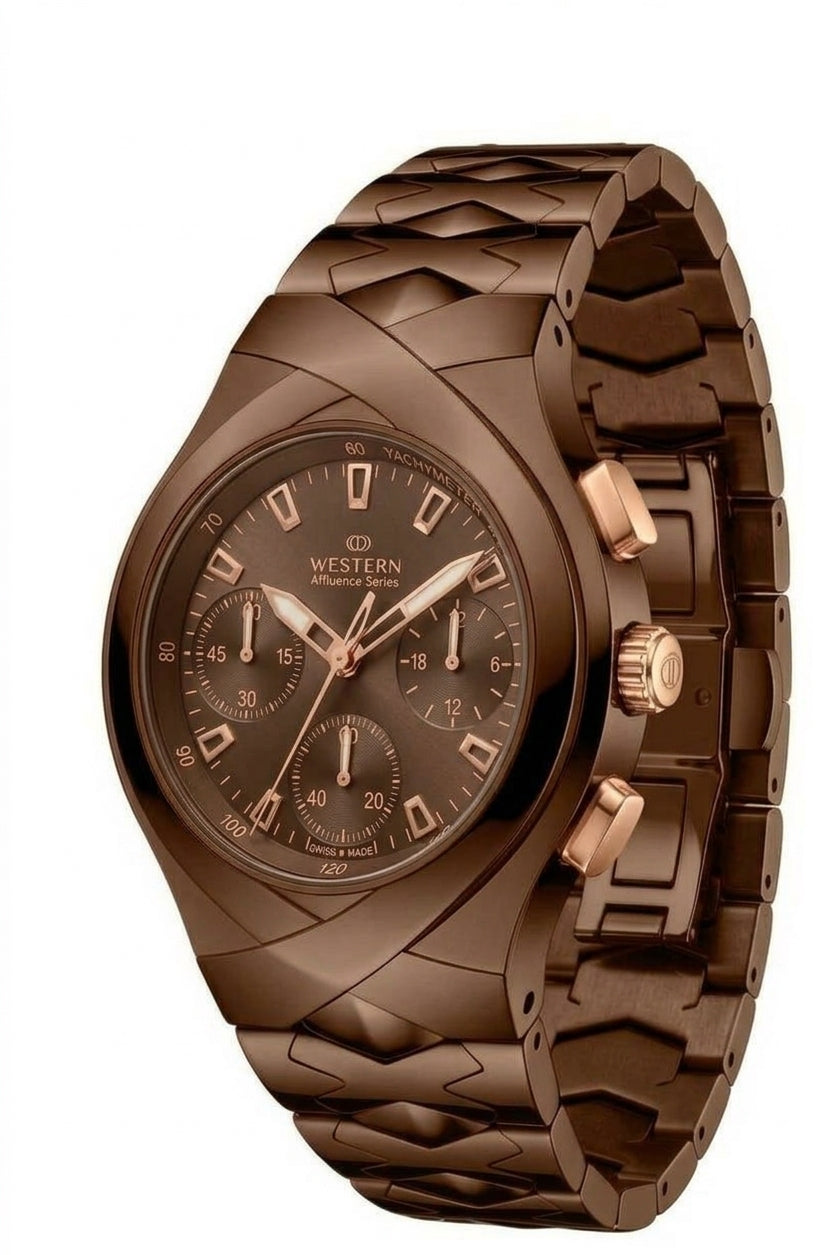 Exclusive Men's Chronograph Watch with Stainless Steel Bracelet