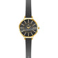 Elegant Ladies' Analogue Quartz Watch | Black Dial & Leather Strap | Timeless Style