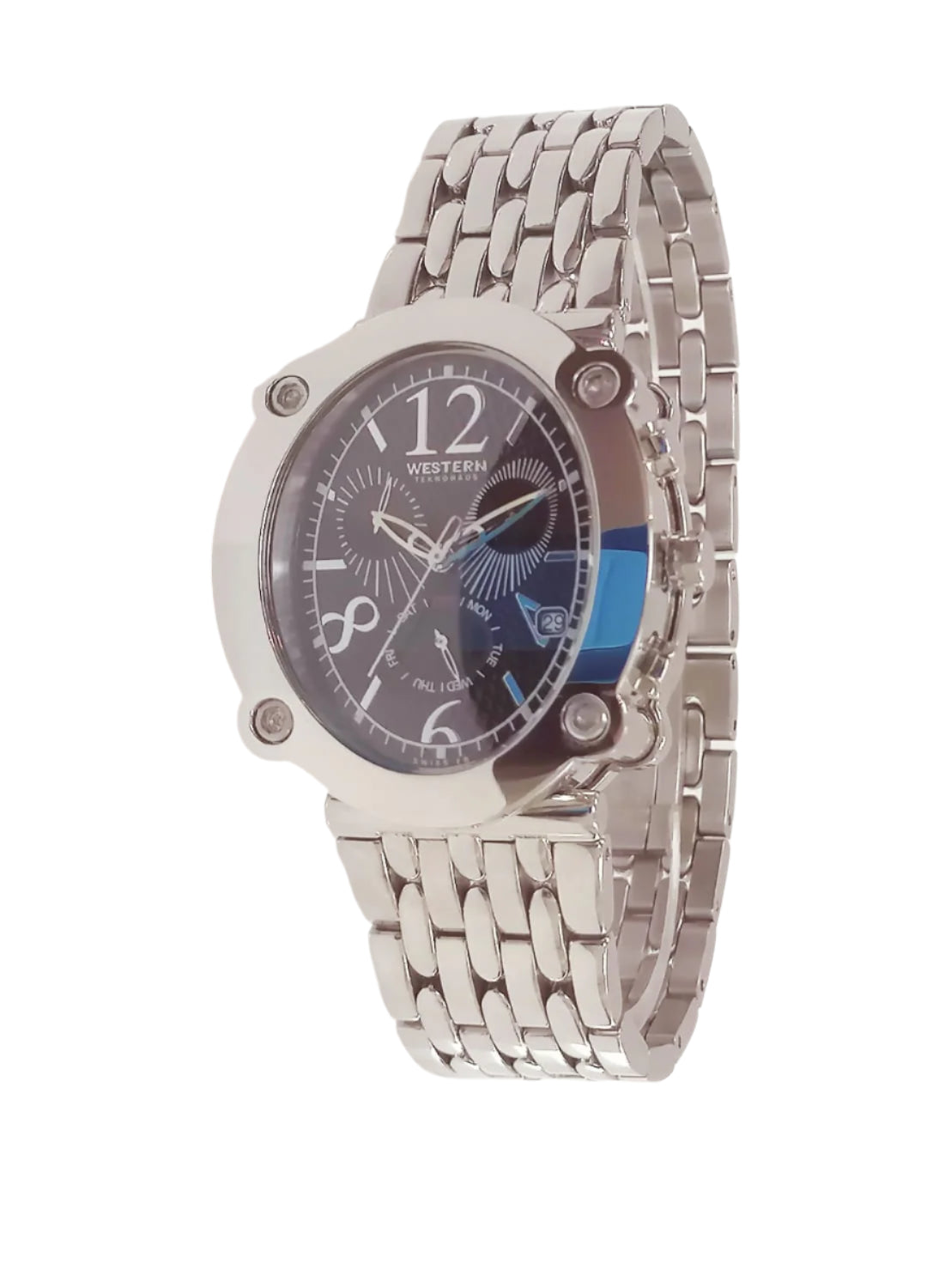 Men's Stainless Steel Chronograph Watch – Luxury & Performance