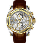 Western Quartz Analog Watches for Men 5atm Water Resistant Chronograph Watch W8799GCB010F