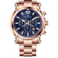 Men's Quartz Analogue Stainless-Steel Bracelet Chronograph Watch