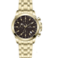 Western Luxury Gold plated Watch – Black Dial Men's Timepiece
