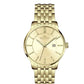 Men’s Elegant Gold Bracelet Watch – Golden Dial