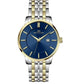 Classic Gents Two-Tone Bracelet Watch | Blue Dial