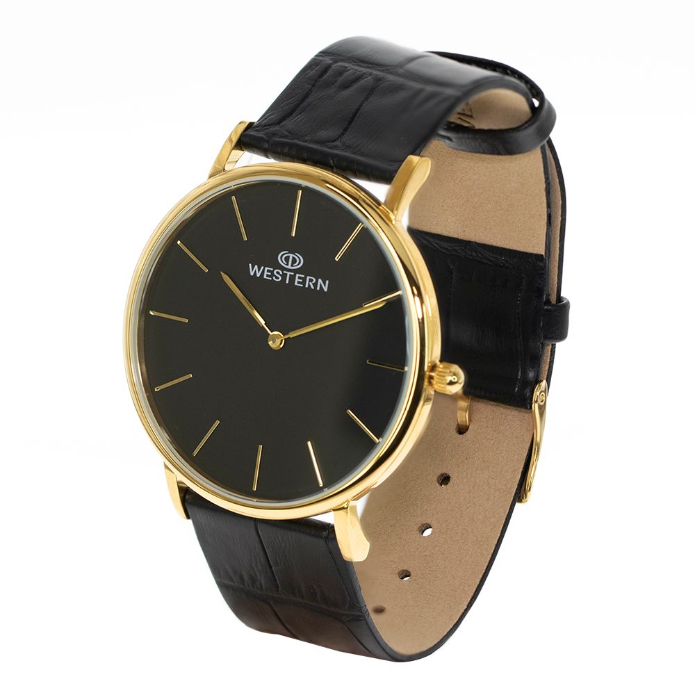 Men's Analog Leather Casual Watch