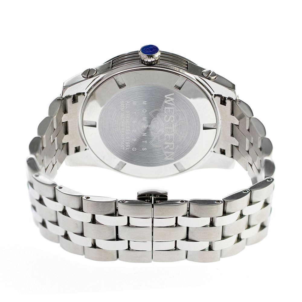 Men's Quartz Analogue Stainless-Steel Bracelet Multifunction Watch