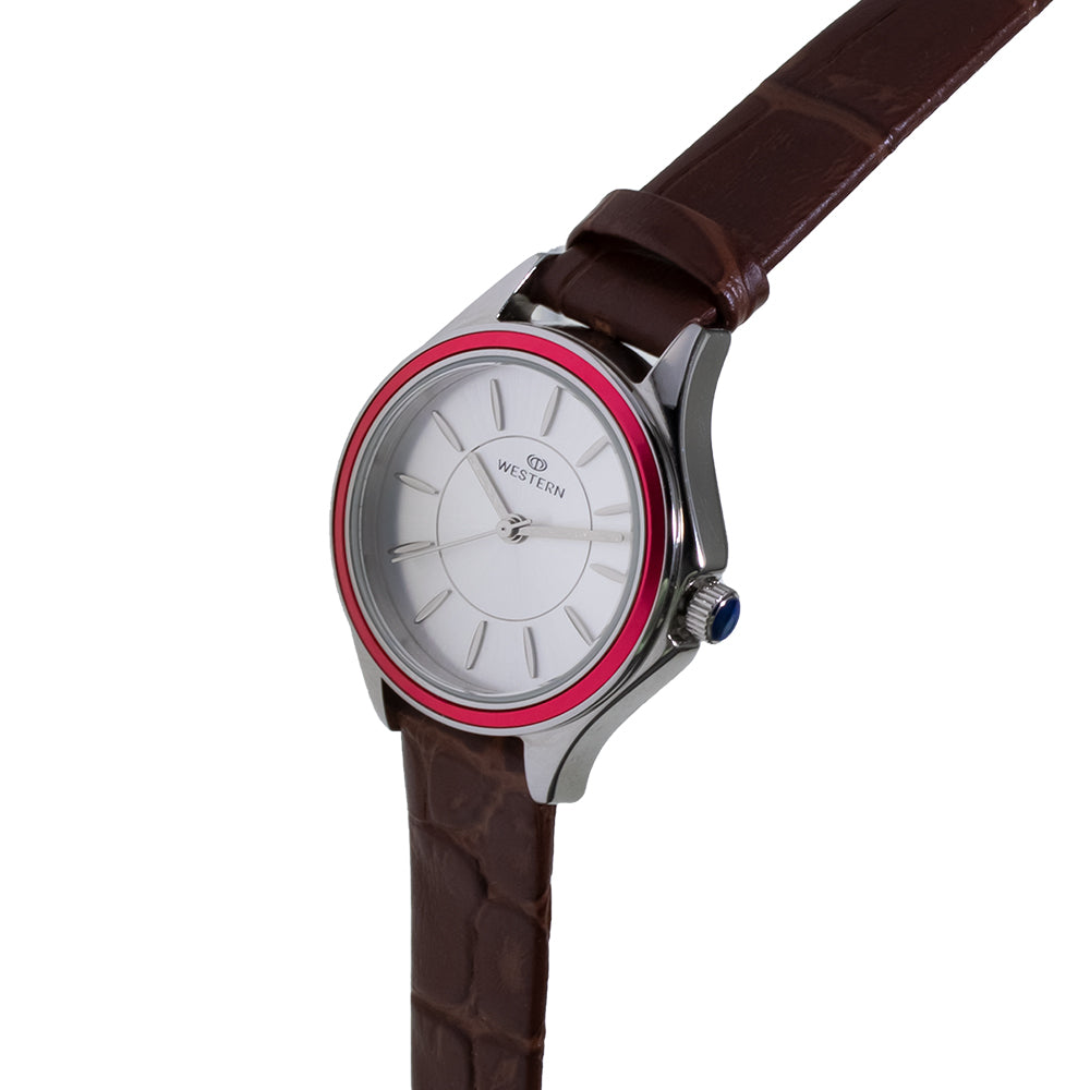 Quartz Analogue Leather Strap Ladies Watch