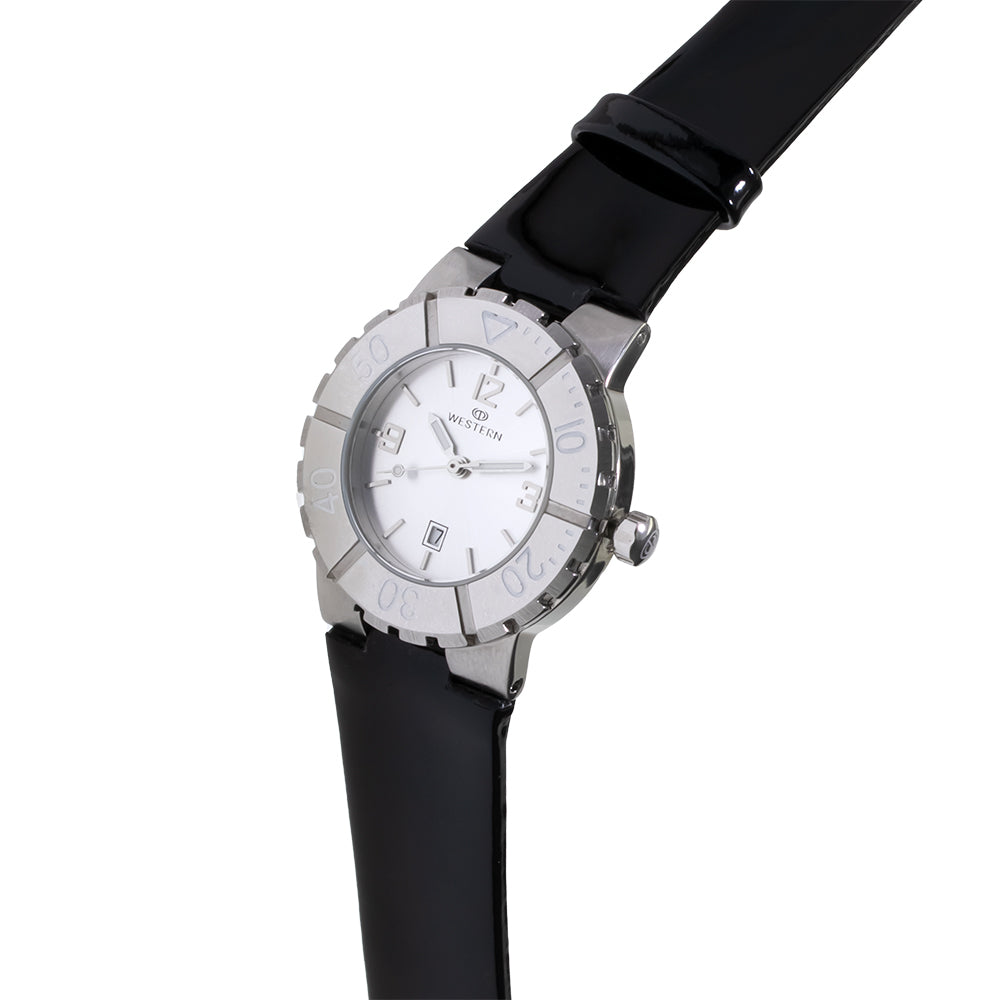 Quartz Analogue Leather Strap Ladies Watch