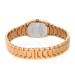 Elegant Women’s Quartz Analogue Black Dial Bracelet Watch