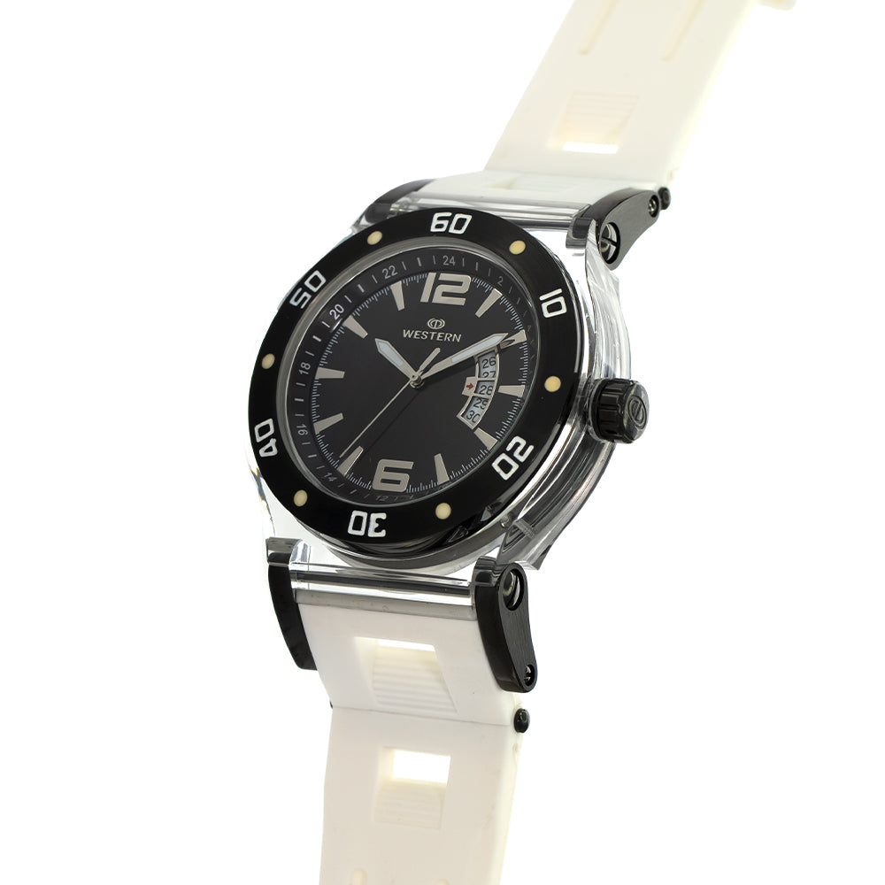 Men's Casual Silicon Quartz Analogue Strap Watch