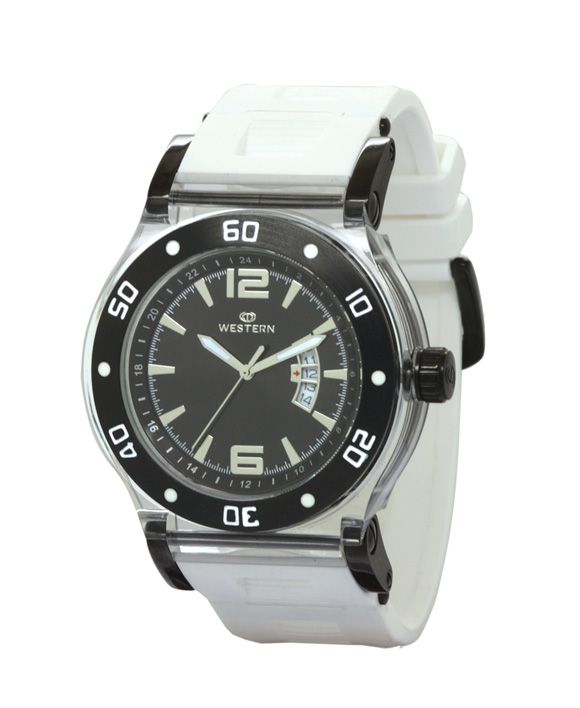 Men's Casual Silicon Quartz Analogue Strap Watch