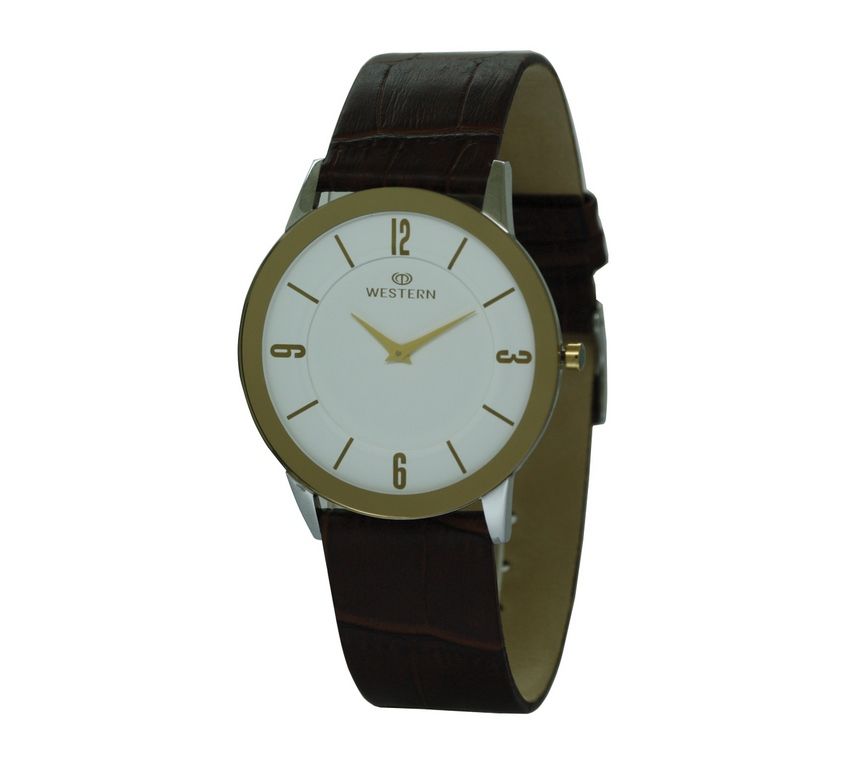 Men's Quartz Analogue Casual Leather Strap Watch