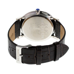 Men's Quartz Analogue Leather Strap Casual Watch
